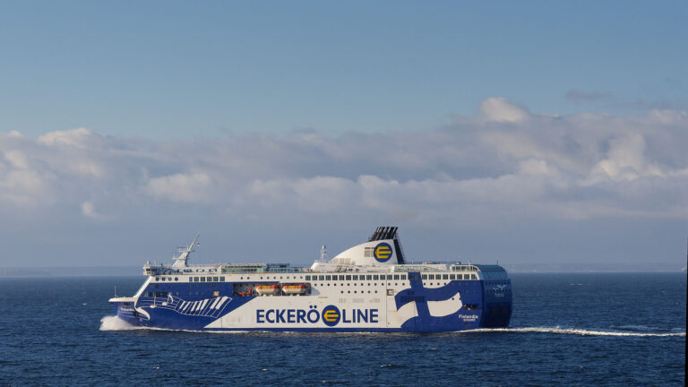 Eckerö Line Fähre auf der Ostsee. Tallinn Helsinki Fährverbindung.
