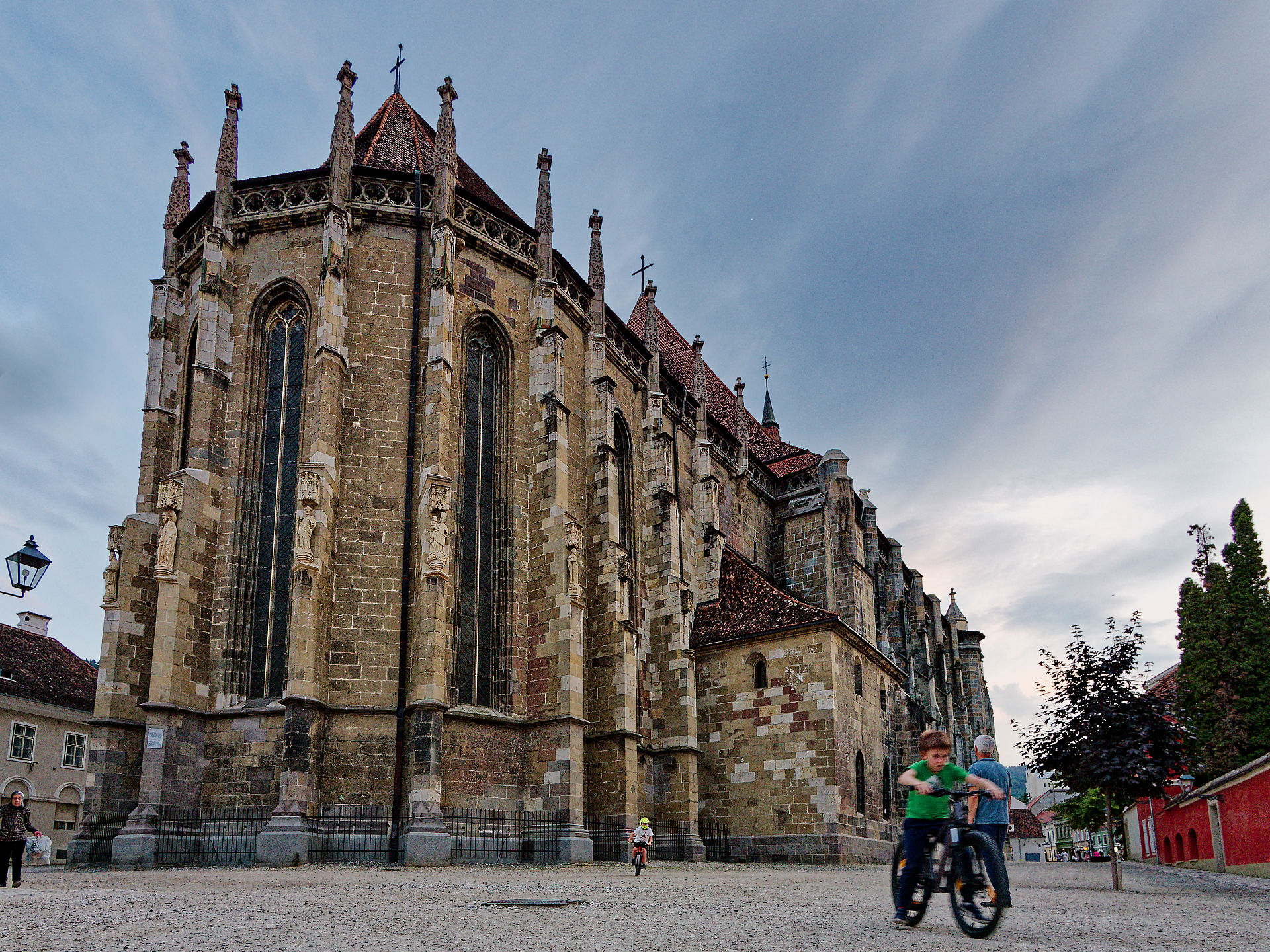 Schwarze Kirche in Brasov, Rumänien. Mittelalterliche Architektur.
